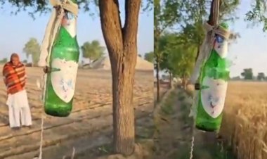 बीयर की बोतल से नई करामात, किसानों के लिए बना दिया अनूठा जुगाड़