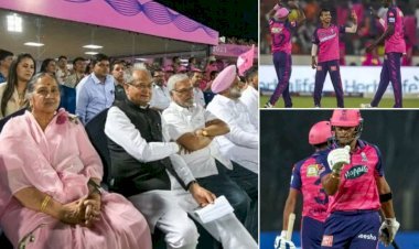 सीएम गहलोत पहुंचे IPL मैच देखने, दर्शकों ने लगा दिए ’मोदी-मोदी’ के नारे