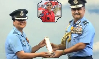 विंग कमांडर दीपिका मिश्रा बनीं वीरता पुरस्कार पाने वाली वायुसेना की पहली महिला अफसर