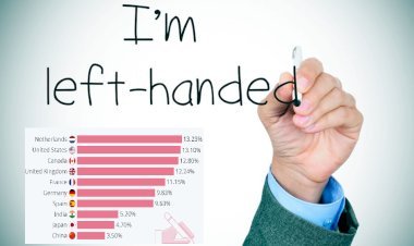 नीदरलैण्ड में हर आठवां व्यक्ति लेफ्टी, भारत में सिर्फ पांच फीसदी बाएं हाथ से काम करते हैं