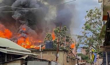 मणिपुर में दो महिलाओं से हैवानियत करने वाले आरोपी का घर आग के हवाले