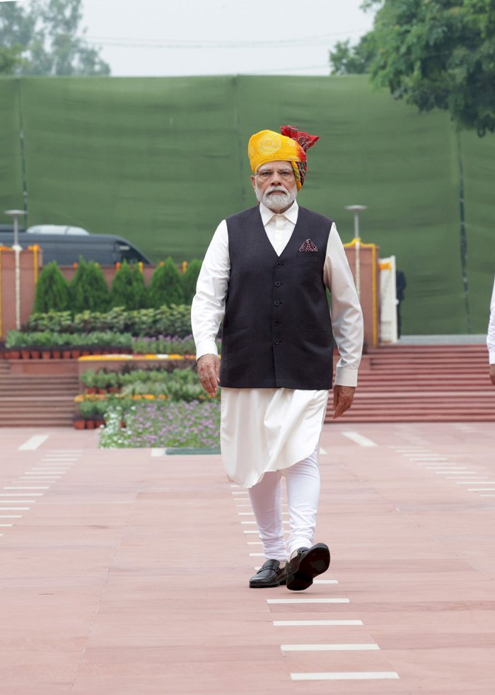 prime minister narendra modi at 15 aug 2023 new delhi rajghat