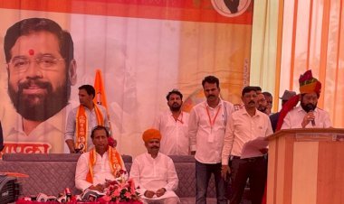 महाराष्ट्र सीएम एकनाथ शिंदे ने गुढ़ा के गांव पहुंचकर ग्रहण करवाई सदस्यता
