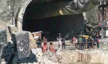 यमुनोत्री में निर्माणाधीन सुरंग धंसी, चालीस मजदूरों के दबे होने की खबर, बचाव कार्य जारी