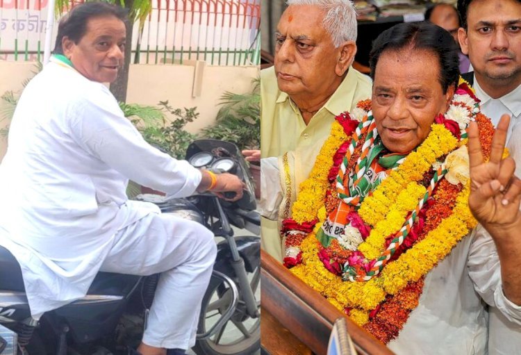 गली-मोहल्ले में बाइक पर कांग्रेस का प्रचार करने वाले आरआर तिवाड़ी गहलोत के मंत्री पर पड़ गए भारी