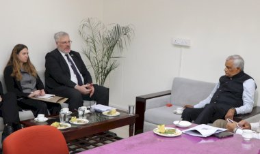 इजराइली राजदूत के साथ कृषि मंत्री डॉ. किरोड़ी लाल मीणा की वार्ता, उद्यानिकी खेती में किसानों को मिलेगा इजराइली तकनीक का लाभ