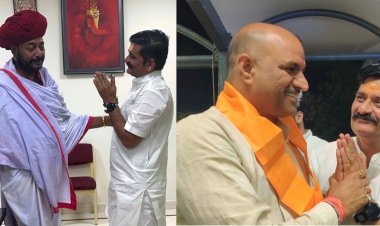 खिलाफ चुनाव लड़े हेमन्त पुरोहित पहुंचे राज्यमंत्री भोपाजी ओटाराम देवासी के हाल पूछने, प्रदेश अध्यक्ष सीपी जोशी और सीएम से भी मिले