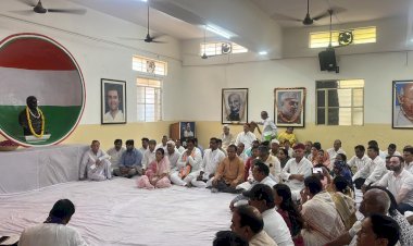 प्रदेश कांग्रेस मुख्यालय, जयपुर पर सर्वधर्म प्रार्थना सभा आयोजित की गई