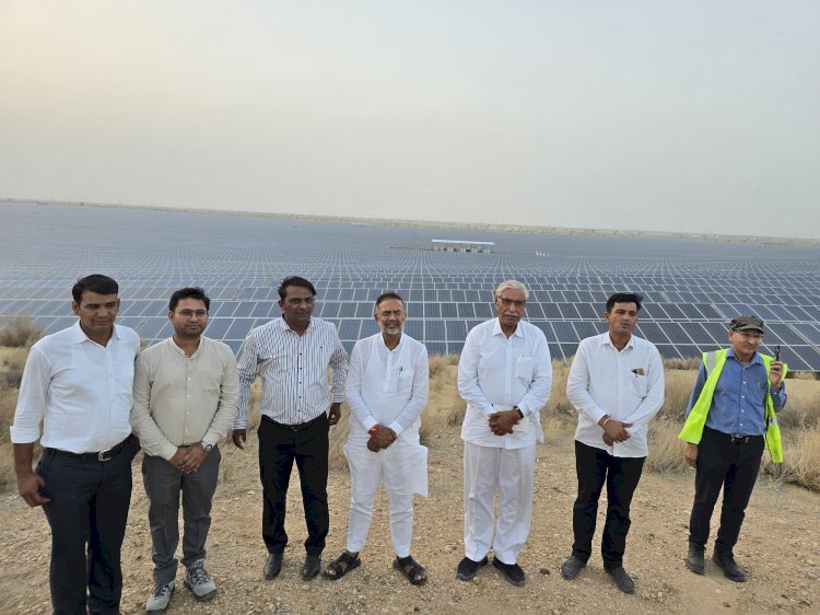 ऊर्जा मंत्री ने पश्चिमी राजस्थान के विभिन्न जिलों का किया दौरा