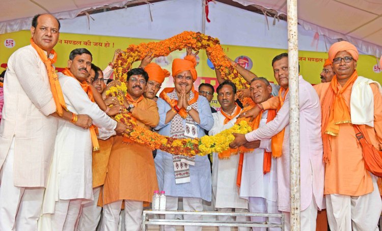 rajasthan chief minister bhajan lal sharma in sanganer