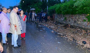 मुख्यमंत्री भजनलाल शर्मा का जयपुर में बारिश से प्रभावित क्षेत्रों का निरीक्षण