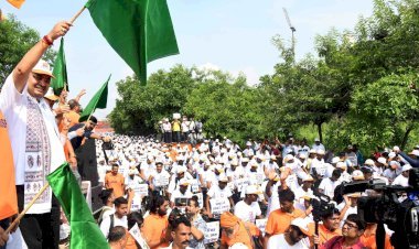 मुख्यमंत्री भजनलाल शर्मा ने पर्यावरण संरक्षण हेतु साइक्लोथोन का शुभारंभ कर जनसाधारण को किया जागरूक