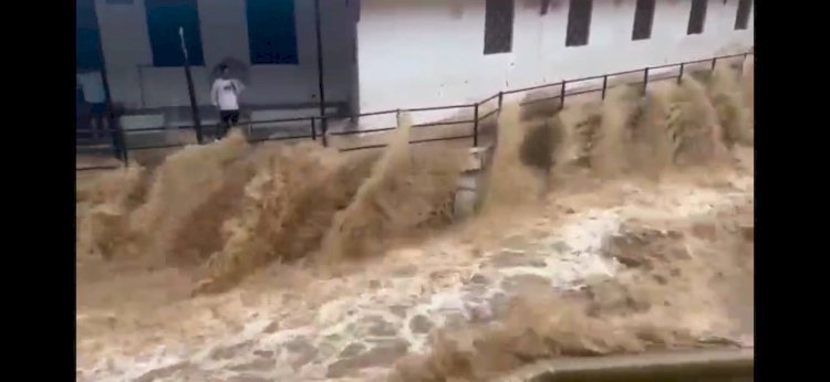 सुंधा माता मंदिर में भारी बारिश से जनहानि, महिला की मौत