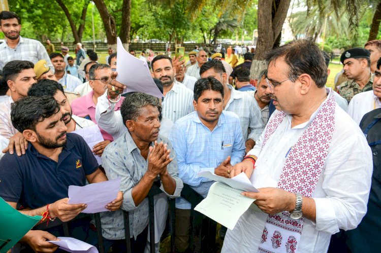  Bhajanlal Sharma  Public Hearing