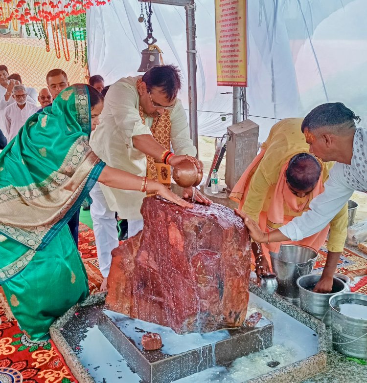 Bhajanlal Sharma worshiped at Nathji temple