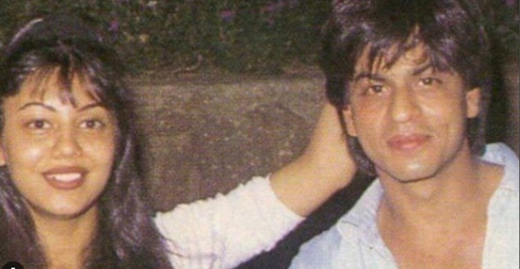 Gauri Khan and srk in the 90s