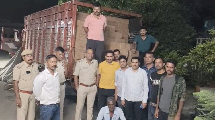 उदयपुर पुलिस और DST ने 50 लाख की अवैध शराब की जब्त, 4 पकड़े