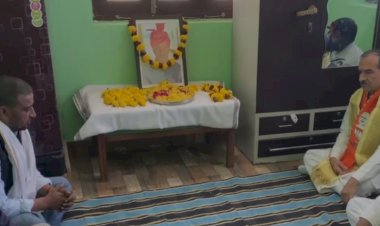 मदन राठौड़ ने नरपत चरण के पितृ शोक में जताई संवेदना