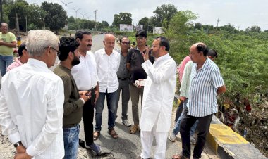 जवाई पुलिया हुआ खोखला, शिवगंज सुमेरपुर के बीच आवागमन हुआ प्रभावित