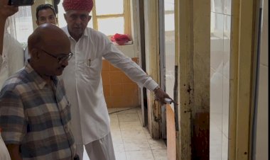 सिरोही जिला अस्पताल में बदहाली का खेल: सांसद और अधिकारी भी दंग, सफाई ठेकेदार का भुगतान रोकने के निर्देश