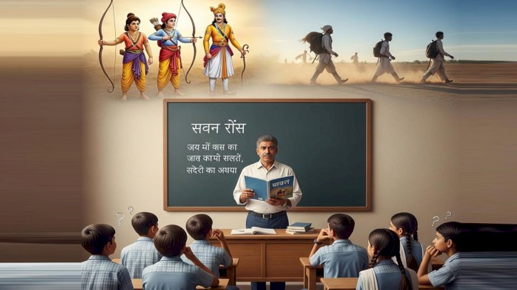 आरबीएससी पाठ्यक्रम में पलायनवादी कविता