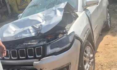 तेज रफ्तार कार ने स्कूटी को मारी टक्कर, एक युवक की मौत