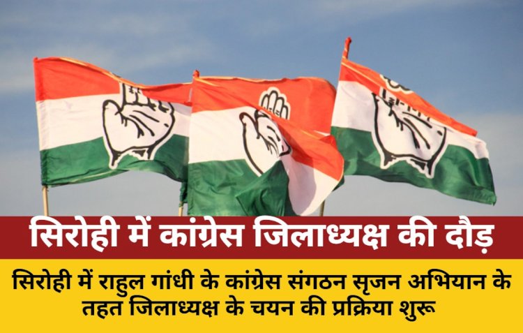 सिरोही में कांग्रेस जिलाध्यक्ष चयन: ओबीसी और युवा पर फोकस