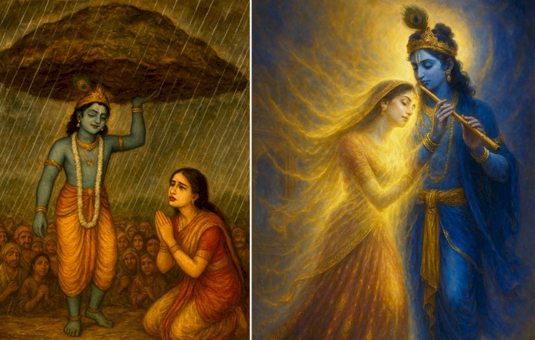 भगवान गोवर्धन और मीरांबाई : प्रेम की वह झील जो अनंत है