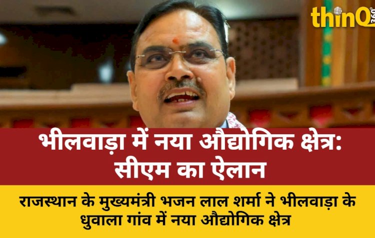 भीलवाड़ा में नया औद्योगिक क्षेत्र, गैर-प्रदूषणकारी इकाइयों को बढ़ावा