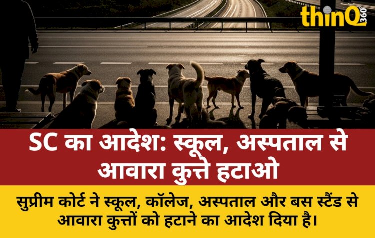 SC का आदेश: स्कूल, अस्पताल से आवारा कुत्ते हटाए जाएं, हाईवे से जानवर भी