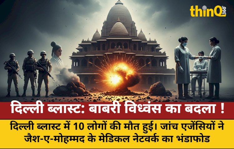 दिल्ली ब्लास्ट: बाबरी विध्वंस का बदला लेने की थी जैश की साजिश