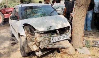 जालोर में कार ने 5 मनरेगा श्रमिकों व बच्चे को कुचला, 2 की मौत