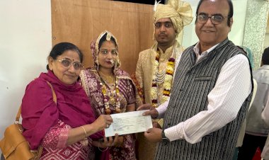 यूनाइटेड ग्लोबल पीस फाउण्डेशन ने सामूहिक विवाह को दिया सहयोग