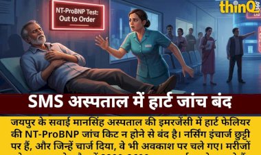SMS इमरजेंसी में हार्ट जांच ठप: मरीज प्राइवेट लैब जाने को मजबूर