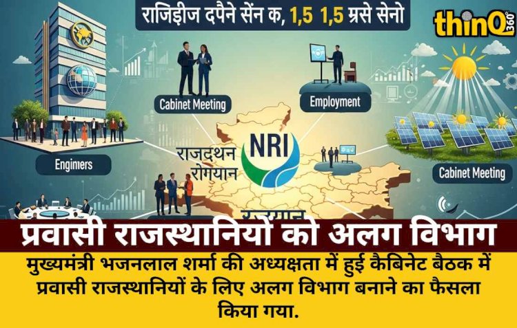 राजस्थान में प्रवासी राजस्थानियों के लिए अलग विभाग, 1.5 लाख रोजगार