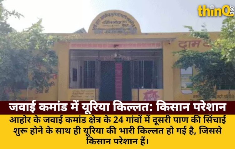 आहोर के जवाई कमांड में यूरिया किल्लत, किसान परेशान