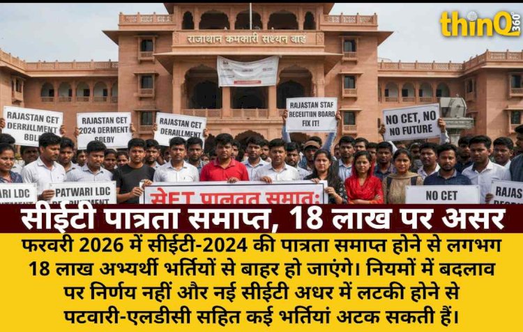 सीईटी पात्रता समाप्त: 18 लाख अभ्यर्थी बाहर, नई सीईटी भी अधर में