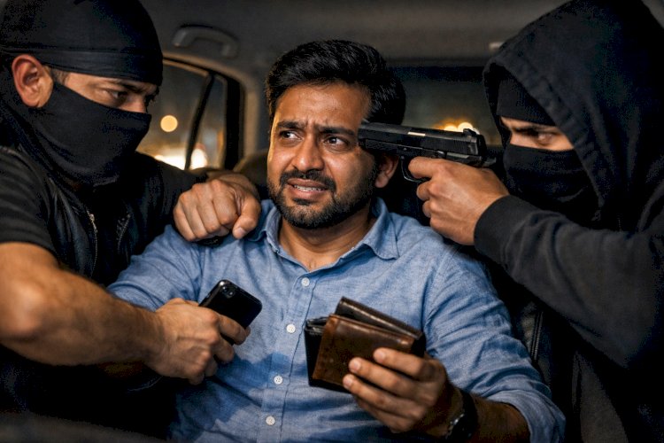 पिस्तौल तानकर 70 हजार लूटे, बदमाशों ने हाईवे पर पटका