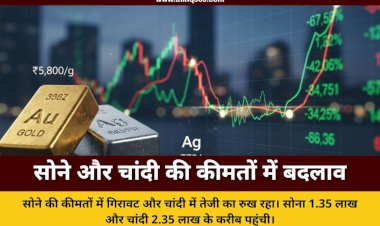 इस हफ्ते चांदी में जबरदस्त उछाल और सोने की कीमतों में गिरावट, जानें ताजा भाव और तेजी के कारण
