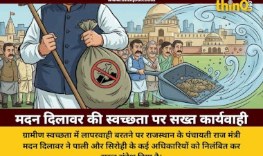 ग्रामीण स्वच्छता में लापरवाही पर बड़ी कार्यवाही: पंचायती राज मंत्री मदन दिलावर ने अधिकारियों को किया निलंबित