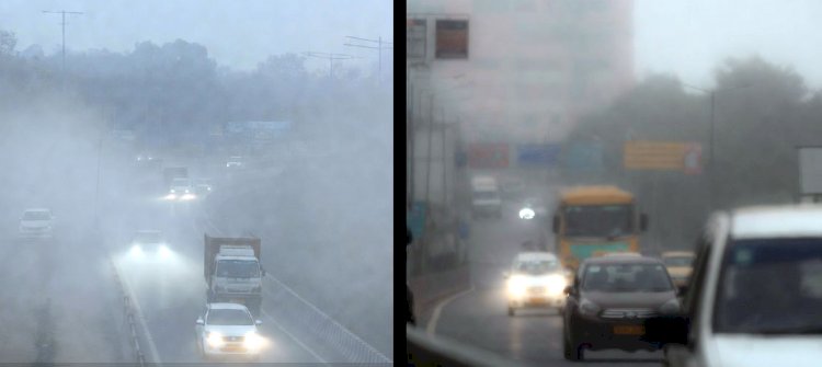 उत्तर भारत में कड़ाके की ठंड और घने कोहरे का प्रकोप दिल्ली में येलो अलर्ट जारी