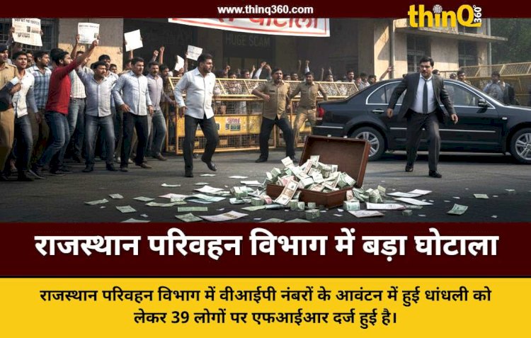 राजस्थान परिवहन विभाग में थ्री-डिजिट नंबर घोटाला: दिग्गज अधिकारियों समेत 39 पर एफआईआर दर्ज