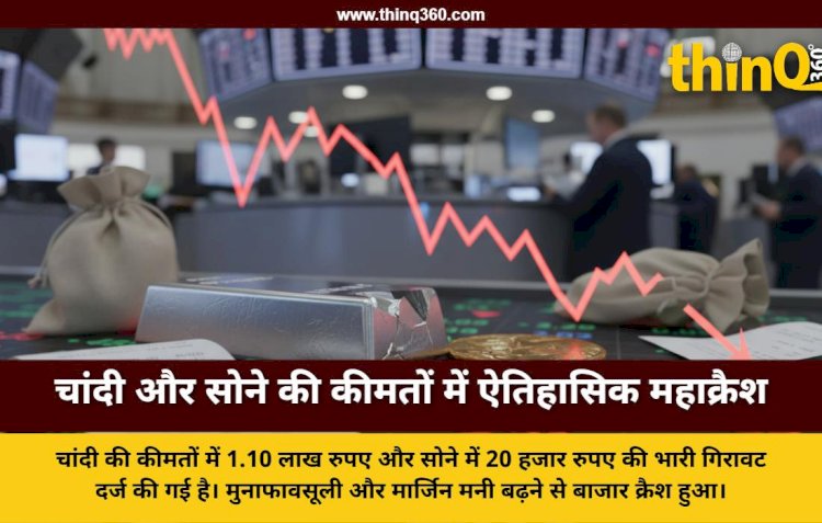 ₹1.10 लाख गिरकर ₹2.91 लाख पर आई: सोना 20 हजार रुपए सस्ता, जानें बाजार में मचे हड़कंप की बड़ी वजहें