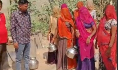 भीनमाल के भादरड़ा गांव में ग्रामीणों का पंचायत के खिलाफ प्रदर्शन, पेयजल, कचरा निस्तारण और सड़क समस्या के समाधान की मांग